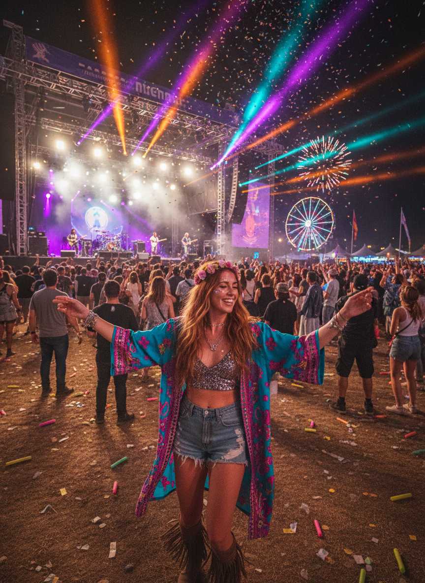 Music Festival Photo Generator